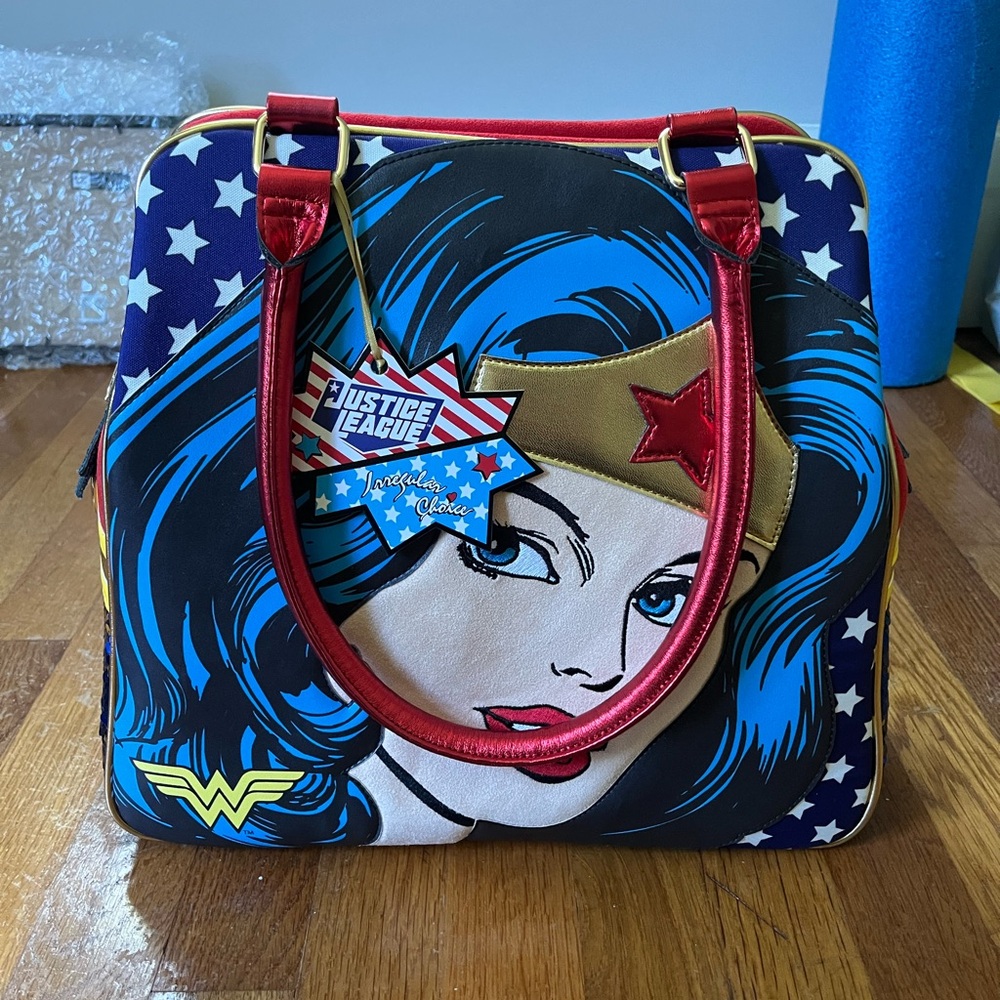 Irregular Choice Justice league Wonder Woman purse/bag